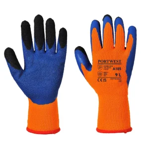 A185 - Cold 7 Latex Crinkle Finger Dipped Glove