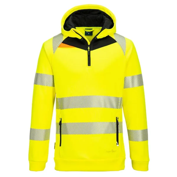 DX4 Hi-vis Quarter Zip Hoodie