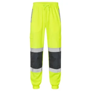 Hi Vis 2 Tone Jogging Bottoms