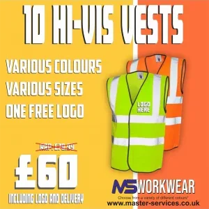 10 Hi Vis Vest Deal