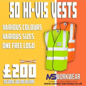 50 Hi Vis Vest Deal
