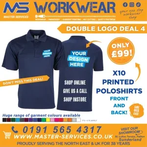 Double Deal 4 10 Printed Polos