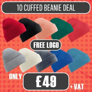 10 Cuffed Beanie Deal