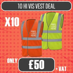 10 Hi Vis Vest Deal