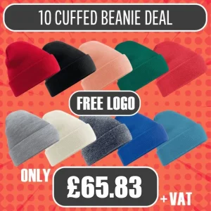 10 Cuffed Beanie Deal