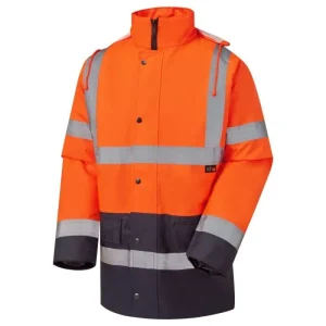 Supertouch Hi Vis Orange 2 Tone Parka