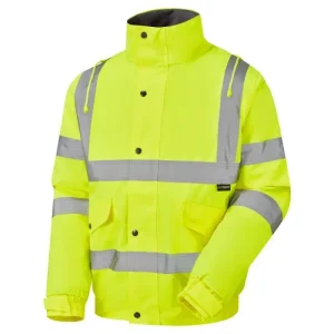 Supertouch Yellow Hi Vis Bomber Jacket