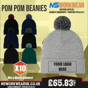 uc413 uneek pom pom beanies