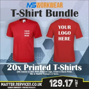 20 Printed T-Shirts