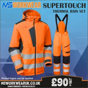 Supertouch ECO System Orange Thermal Rain Set