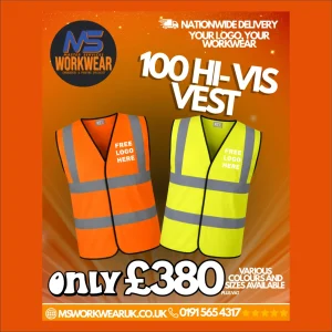 100 Hi Vis Vest Deal